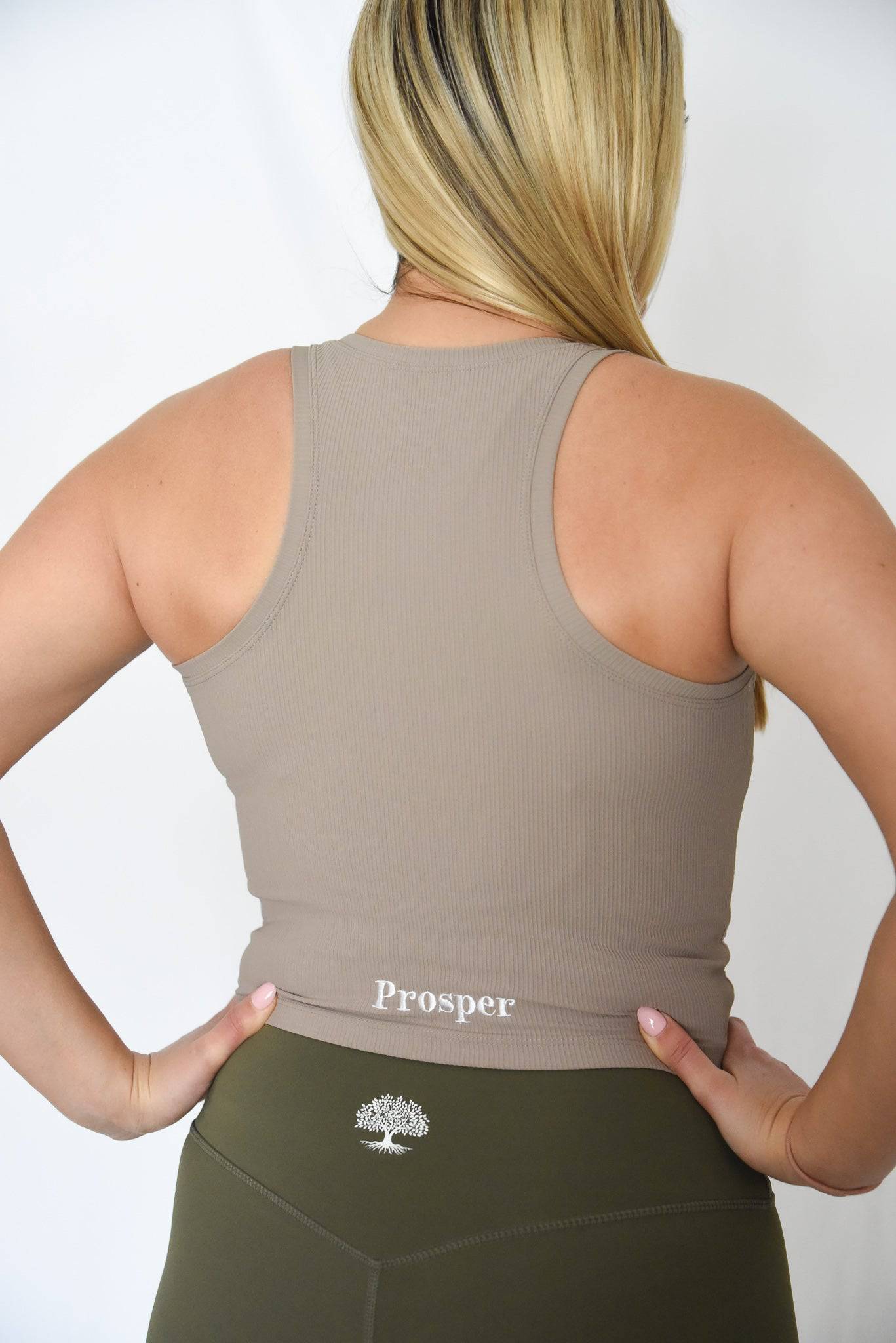 Ribbed Racer Tank - Prosper