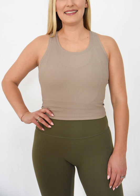 Ribbed Racer Tank